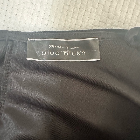 Mini black velvet bodycon - Picture 3 of 4